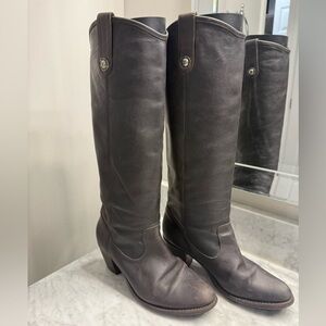 Frye Women’s Melissa tall Button Boots 8.5 western boho leather healed